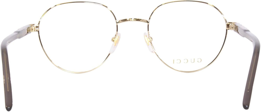 Gold Round Men's Eyeglasses L120712