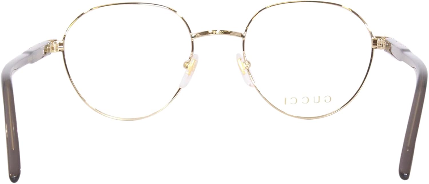 Gold Round Men's Eyeglasses L120712