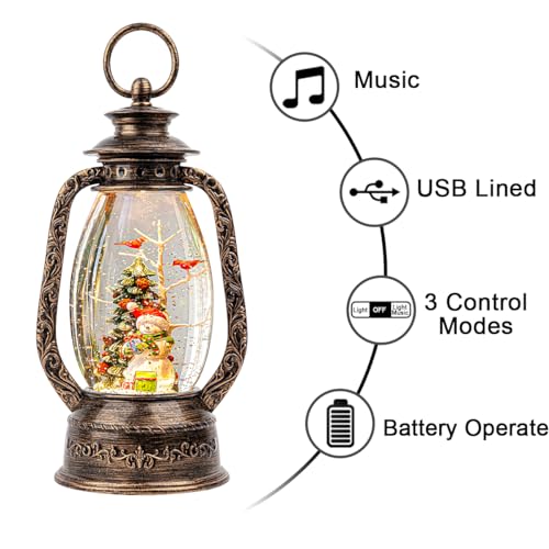Lighted Nutcracker Water Lantern with Music T973253