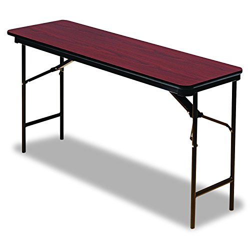 Mahogany Wood Laminate Folding Table I947472