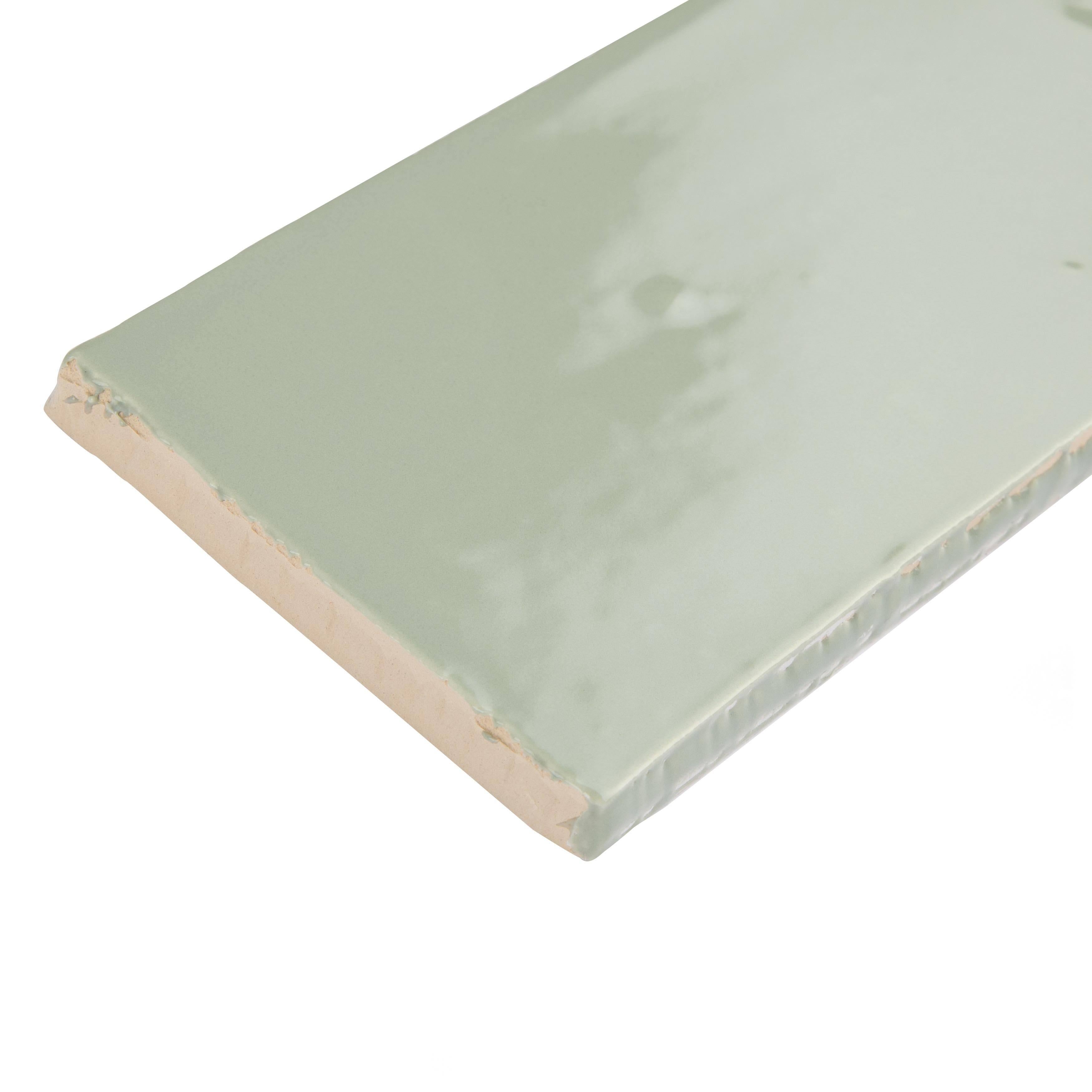 Sage Ceramic Wall Subway Tile - Case 44 Tiles F243