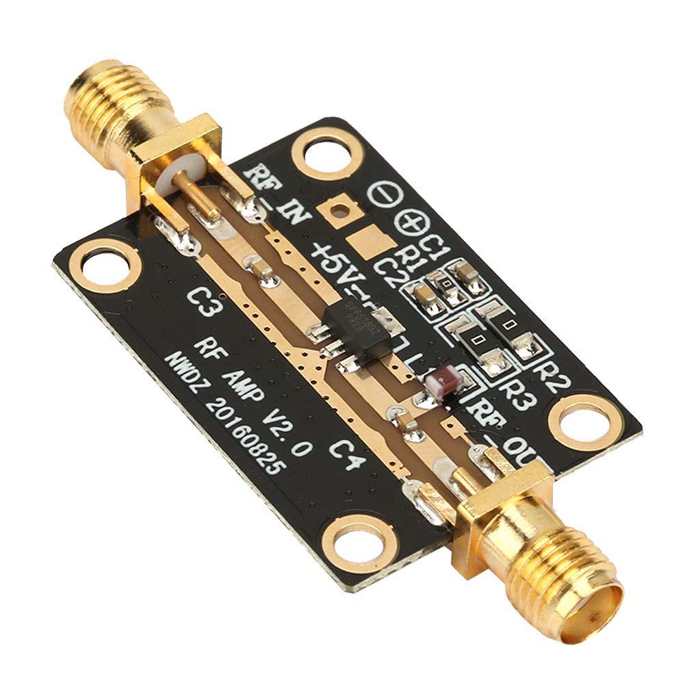 Low Noise Ultra Bandwidth Amplifier LNA 0.05-4GHz NF=0.6dB RF FM HF VHF UHF WideBand Non Reflective Design Frequency Capability Ham Radio with High Isolation RF Amplifier D24877