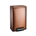 13 Gallon Stainless Steel Step Can E140