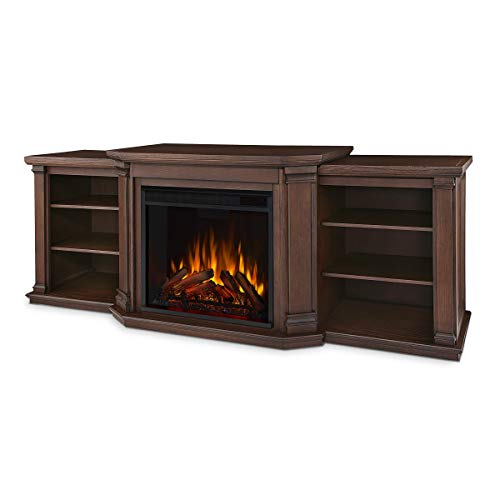 74" Electric Fireplace TV Stand with Adjustable Shelves and Storage, Remote Control, Timer F80664