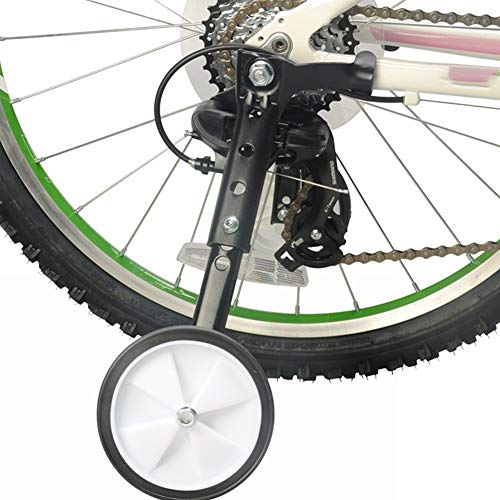 1 Pair Steel Bicycle Training Wheels for 16 18 20 22 24 Inch Bikes K260086